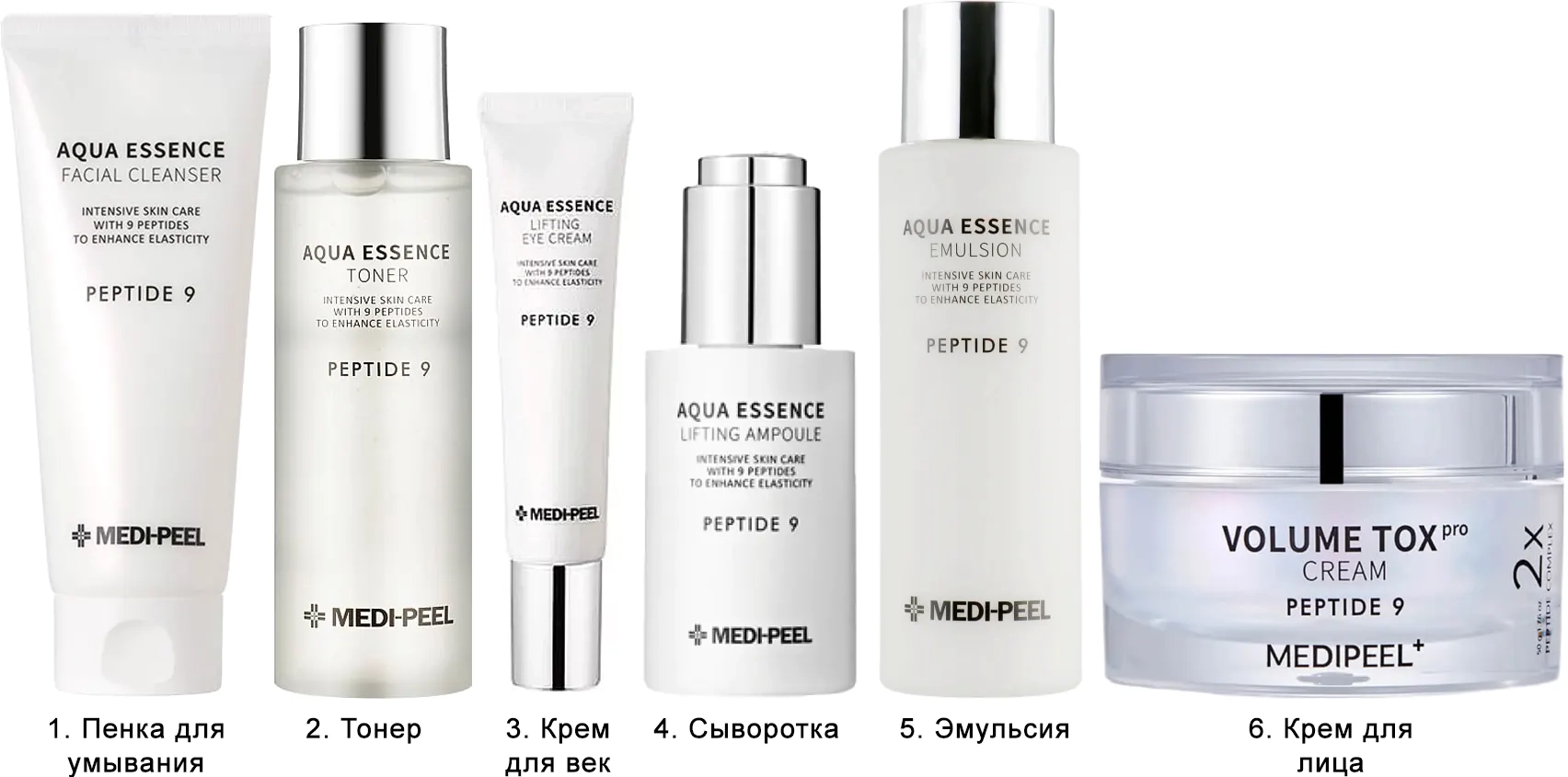 Вся серия Medi peel Peptide 9 Aqua Essence