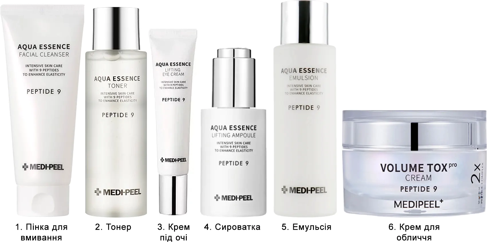 Вся серія Medi peel Peptide 9 Aqua Essence