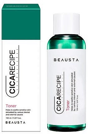 Тонер для обличчя з центелою - BEAUSTA Cicarecipe Toner, 150 мл - фото N1