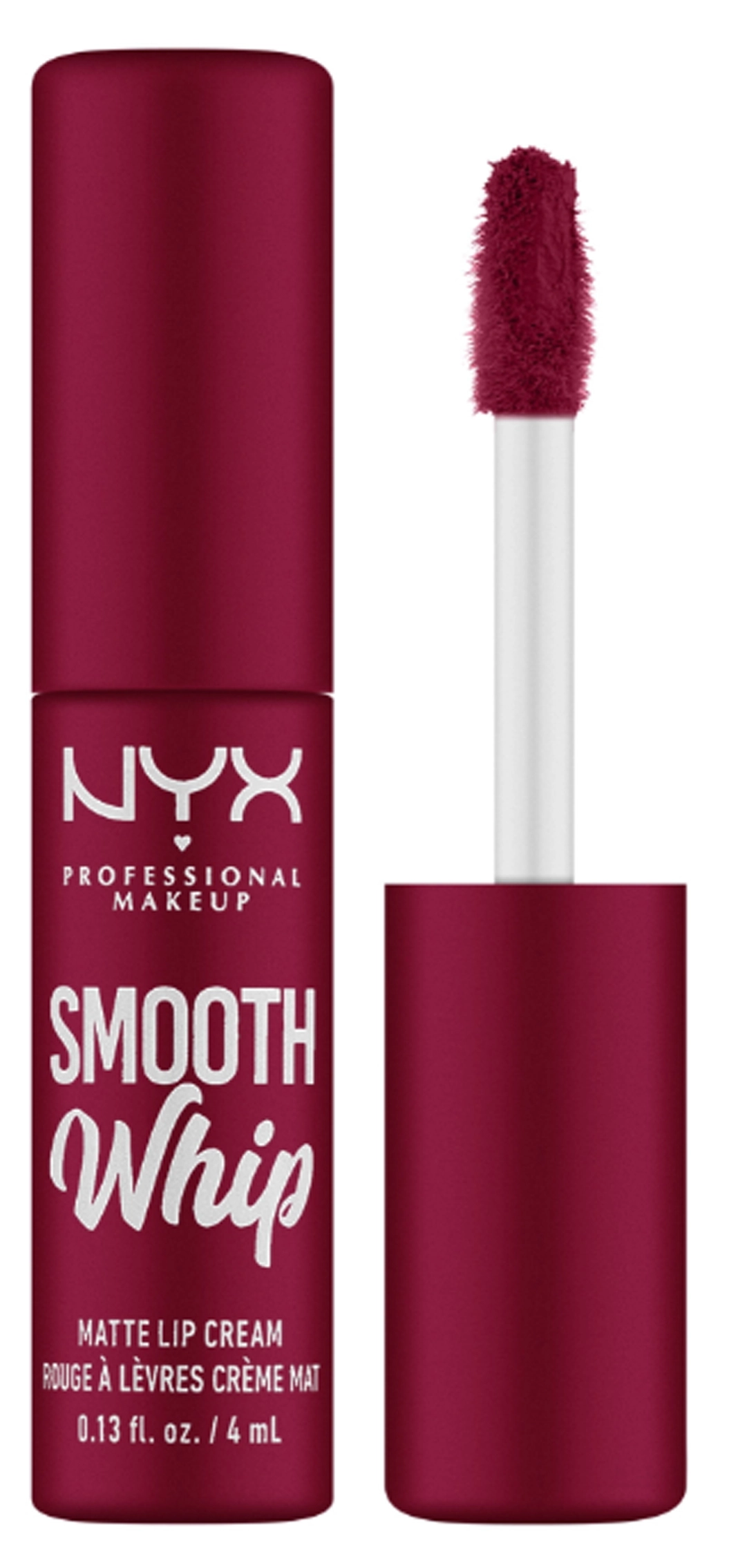 Жидкая матовая помада-крем для губ - NYX Professional Makeup Smooth Whip Matte Lip Cream, 15 - Chocolate Mousse - фото N1