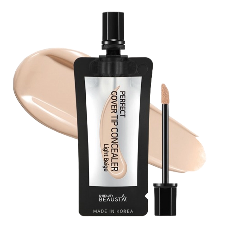 Консилер для лица - BEAUSTA Perfect Cover Tip Concealer, 21- Light Beige, 4 мл - фото N1