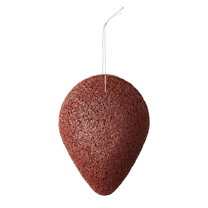 Спонж-конняку з вулканічним попілом - PURITO Jeju Volcanic Scoria Konjac Sponge, 1 шт - фото N3