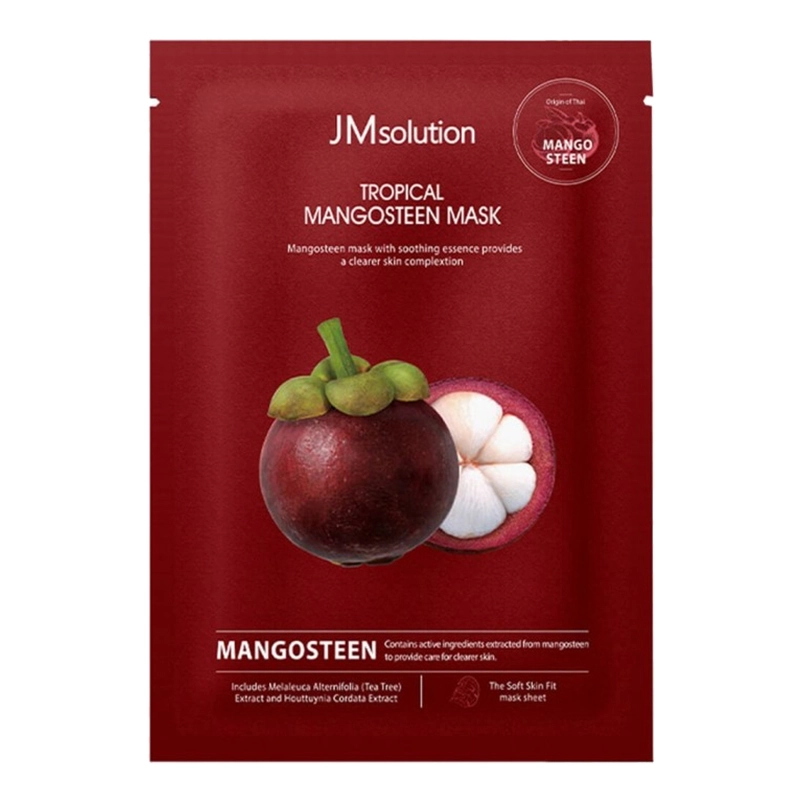 Тканинна маска з екстрактом мангостину - JMsolution Tropical Mangosteen Mask, 1 шт - фото N1