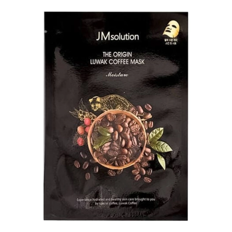 Тканинна маска з екстрактом копі-лювак - JMsolution The Origin Luwak Coffee Mask, 30 мл, 1 шт - фото N1