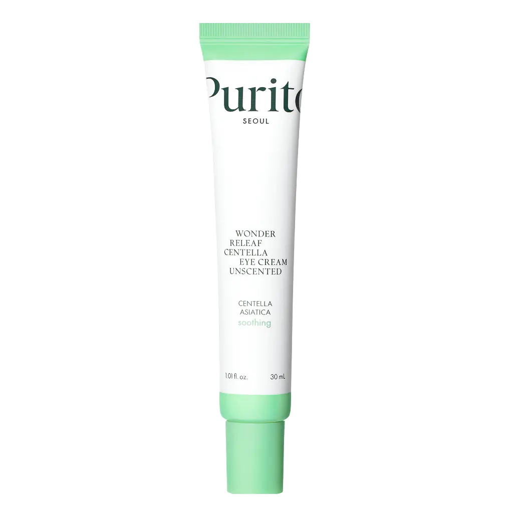 Заспокійливий крем під очі без запаху з центеллою - PURITO Wonder Releaf Centella Eye Cream Unscented, 30 мл - фото N1