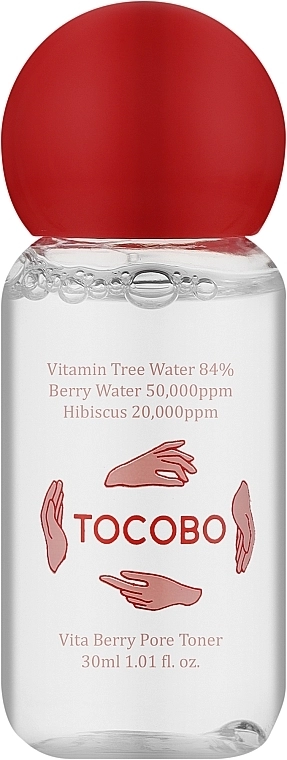 Тонер для звуження пор - TOCOBO Vita Berry Pore Toner, 30 мл - фото N1