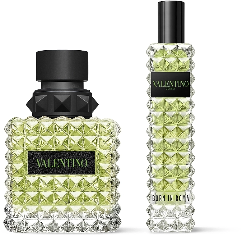 Набір парфумований для жінок - Valentino Born in Roma Donna Green Stravaganza, edp/50ml + edp/15ml - фото N2