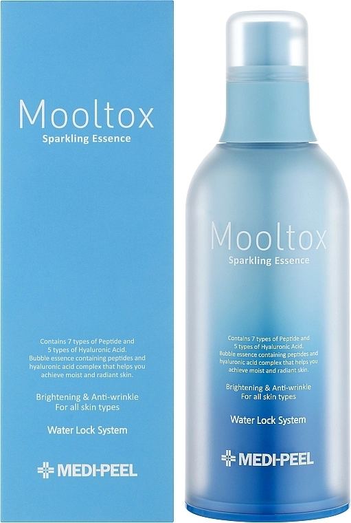 Увлажняющая эссенция для лица - Medi peel Aqua Mooltox Sparkling Essence, 100 мл - фото N2