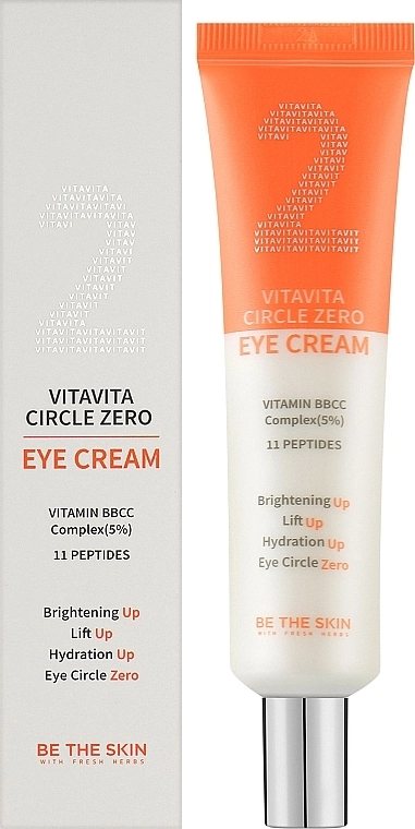 Крем для кожи вокруг глаз - Be The Skin Vitavita сircle zero eye cream, 30g - фото N1