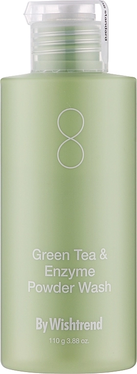 Ензимна пудра із зеленим чаєм - By Wishtrend Green Tea & Enzyme Powder Wash, 110 г - фото N1