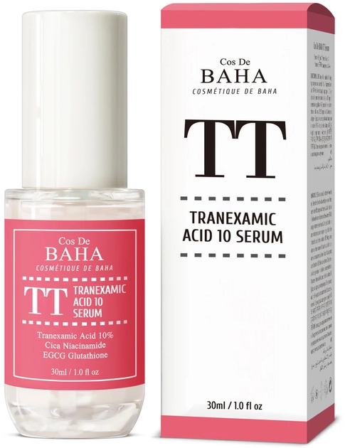 Осветляющая сыворотка с транексамовой кислотой 10% - Cos De Baha TT Tranexamic Acid 10 Serum, 30 мл - фото N1