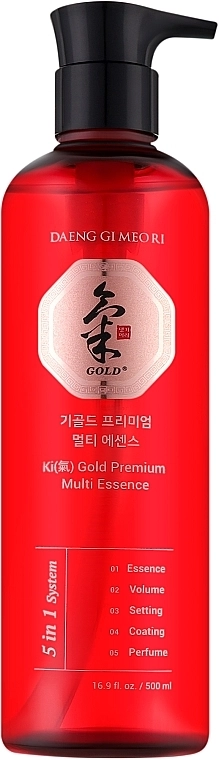 Мультиесенція для волосся 5 в 1 - Daeng Gi Meo Ri Ki Gold Premium multi essence, 500 мл - фото N1