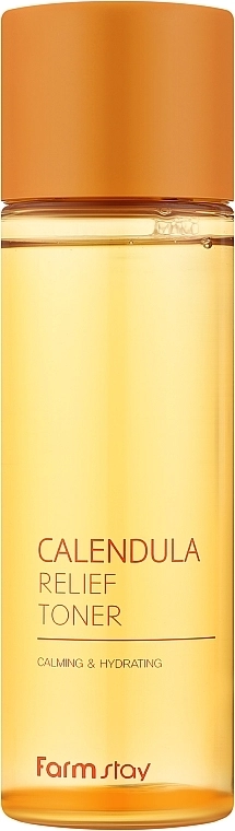 Тонер для обличчя з календулою - FarmStay Calendula Relief Toner, 200 мл - фото N1