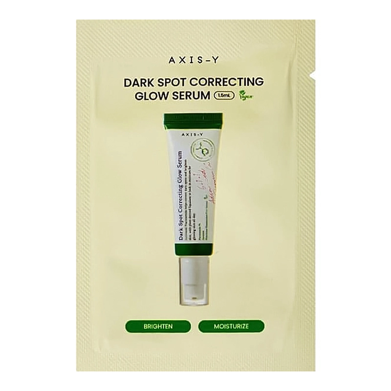 Сыворотка осветляющая для лица - AXIS-Y Dark Spot Correcting Glow Serum, 1.5 мл (пробник) - фото N1