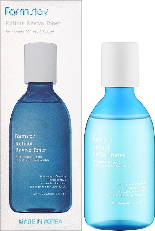 Тонер для обличчя з ретинолом - FarmStay Retinol Revive Toner, 200 мл - фото N1