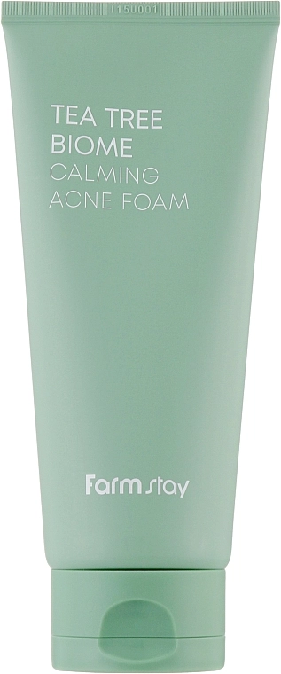 Очищающая пенка для проблемной кожи с чайным деревом - FarmStay Tea Tree Biome Calming Acne Foam, 180 мл - фото N2