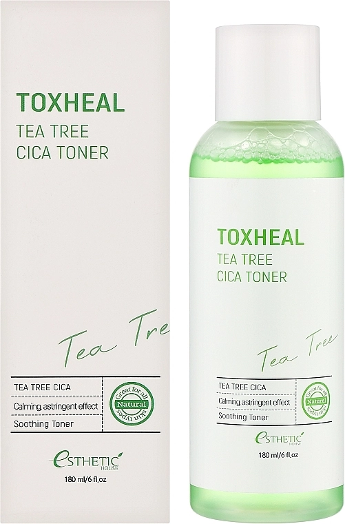 Успокаивающий тонер для лица с чайным деревом - Esthetic House Toxheal Tea Tree CICA Toner, 150 мл - фото N1