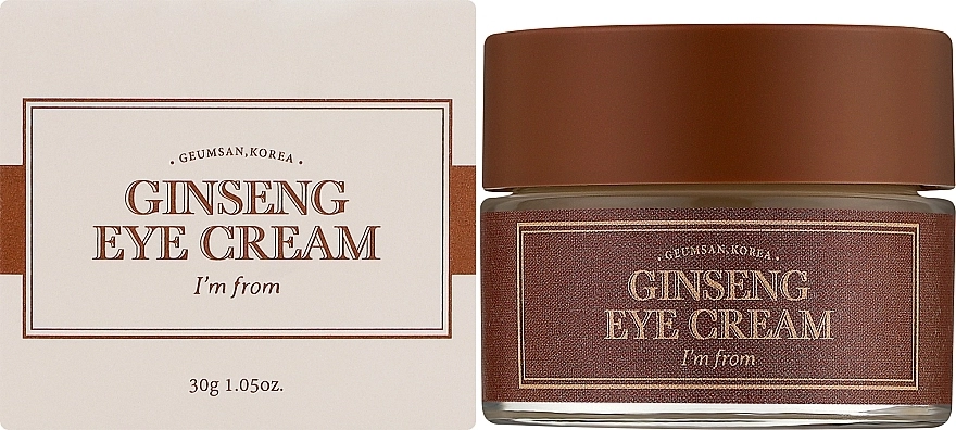 Крем для повік із женьшенем - I'm From Ginseng Eye Cream, 30 г - фото N2