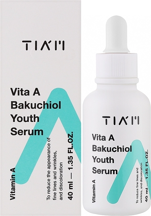 Омолоджувальна сироватка з бакучіолом - Tiam Vita A Bakuchiol Youth Serum, 40 мл - фото N2