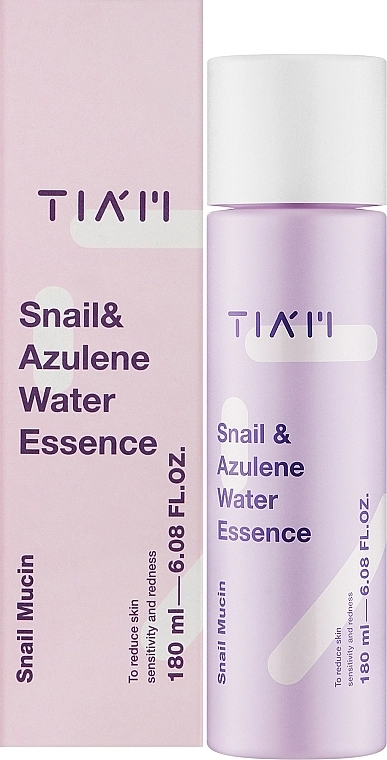 Эссенция с улиткой и азуленом - Tiam Snail & Azulene Water Essence, 180 мл - фото N1