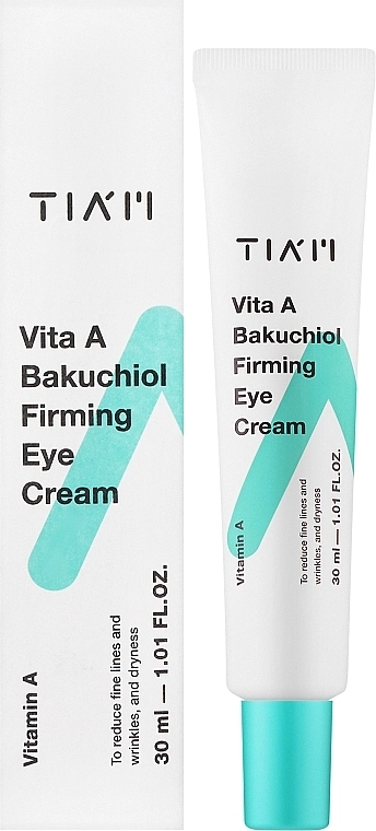 Крем для зони навколо очей з бакучіолом - Tiam Vita A Bakuchiol Firming Eye Cream, 30 мл - фото N1