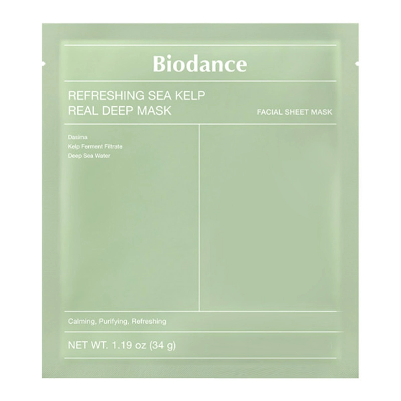 Гідрогелева маска освіжаюча з морськими водоростями - BIODANCE Refreshing Sea Kelp Real Deep Mask, 1 шт - фото N1