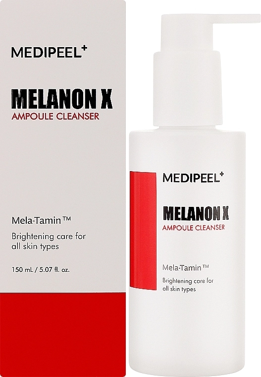 Відбілюючий засіб для очищення шкіри обличчя - Medi peel Melanon X Ampoule Cleanser, 150 мл - фото N1