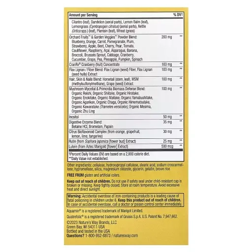 Мультивітаміни для жінок - Nature's Way Alive! Max3 Potency Women's Complete Multivitamin, 90 таблеток - фото N4