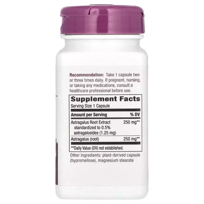 Астрагал премиум экстракт - Nature's Way Astragalus Premium Extract, 60 вегетарианских капсул - фото N2