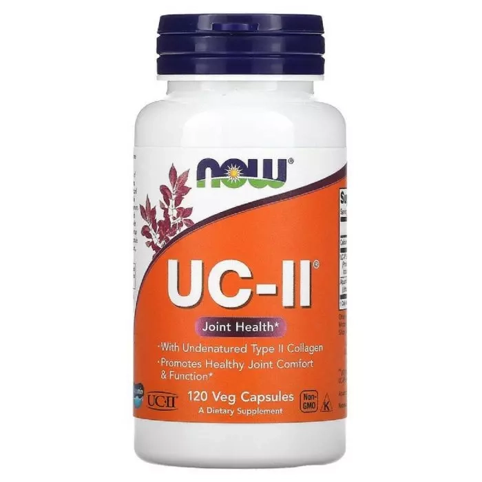 Колаген натуральний тип II - Now Foods UC-II, 120 вегетаріанських капсул - фото N1