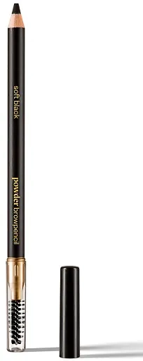 Тіні-олівець для брів - Paese Powder Browpencil, Soft Black - фото N1
