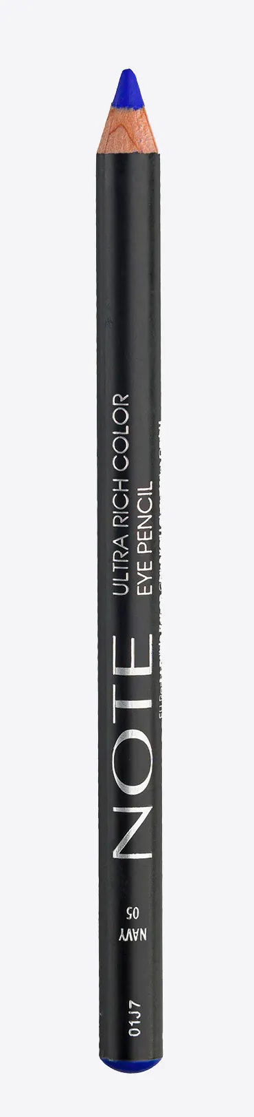 Ультранасичений олівець для очей - Note Ultra Rich Color Eye Pencil, 05 - Navy - фото N2