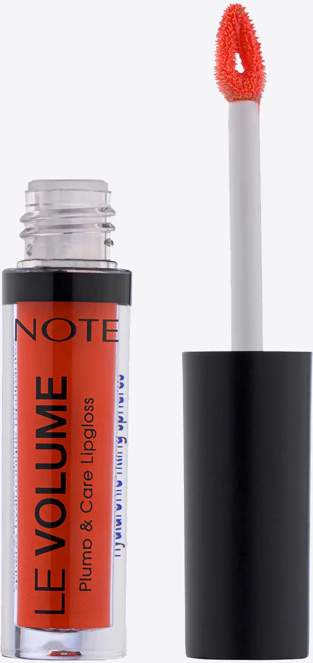 Блеск для губ - Note Le Volume Plump & Care Lipgloss, 05 - No Fear Red - фото N1