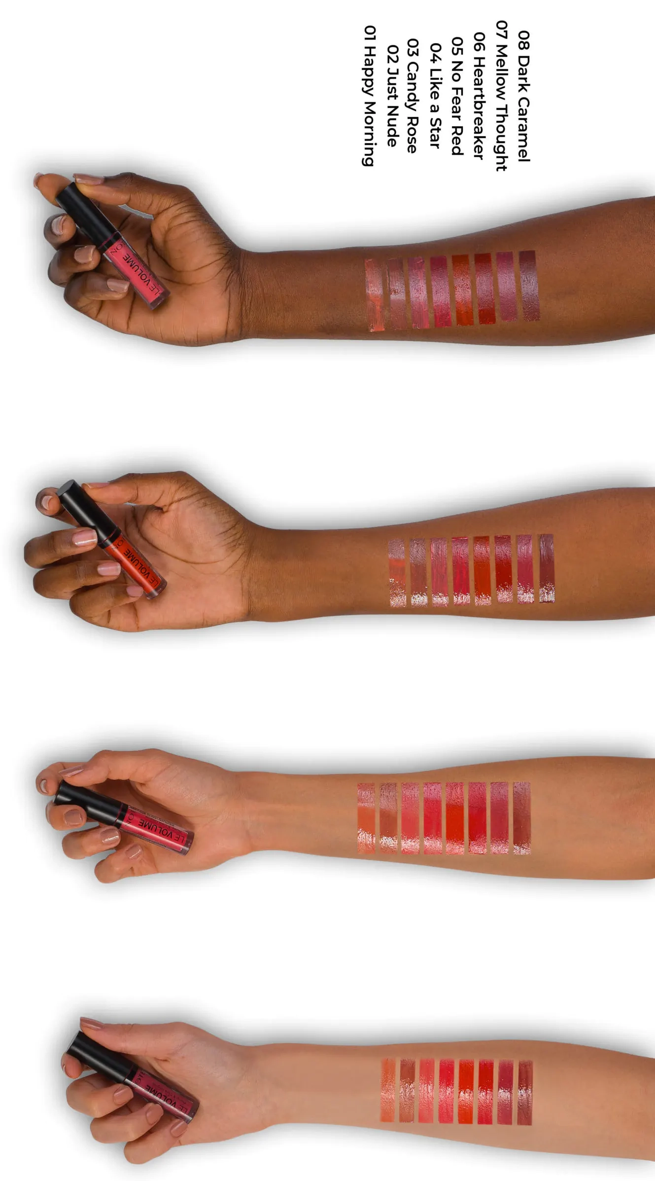 Блеск для губ - Note Le Volume Plump & Care Lipgloss, 05 - No Fear Red - фото N4