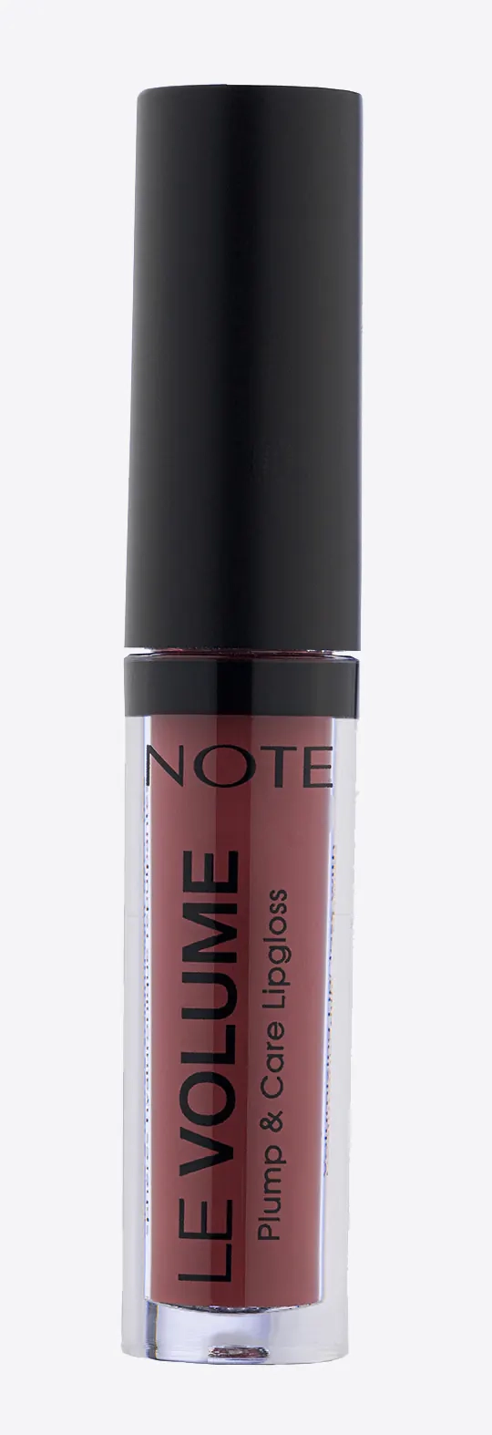 Блеск для губ - Note Le Volume Plump & Care Lipgloss, 08 - Dark Caramel - фото N3