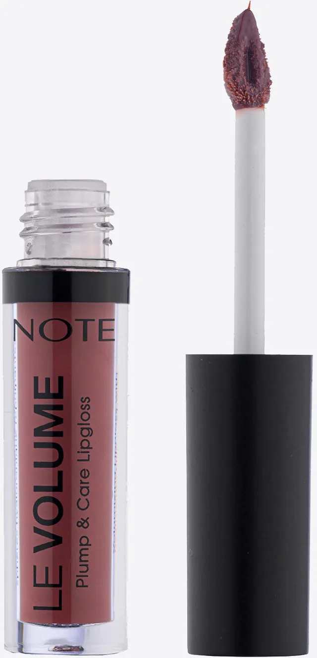 Блеск для губ - Note Le Volume Plump & Care Lipgloss, 08 - Dark Caramel - фото N1