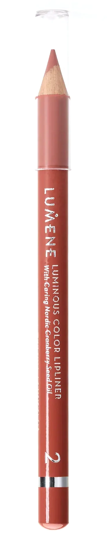 Карандаш для губ - Lumene Luminous Color Lipliner, 02 - Choco Oat - фото N1