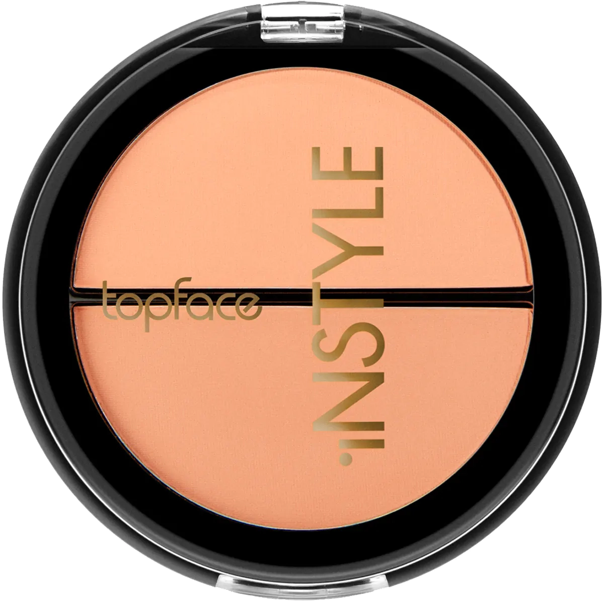 Матовые румяна для лица - TopFace Instyle Twin Blush On, 001 - фото N1