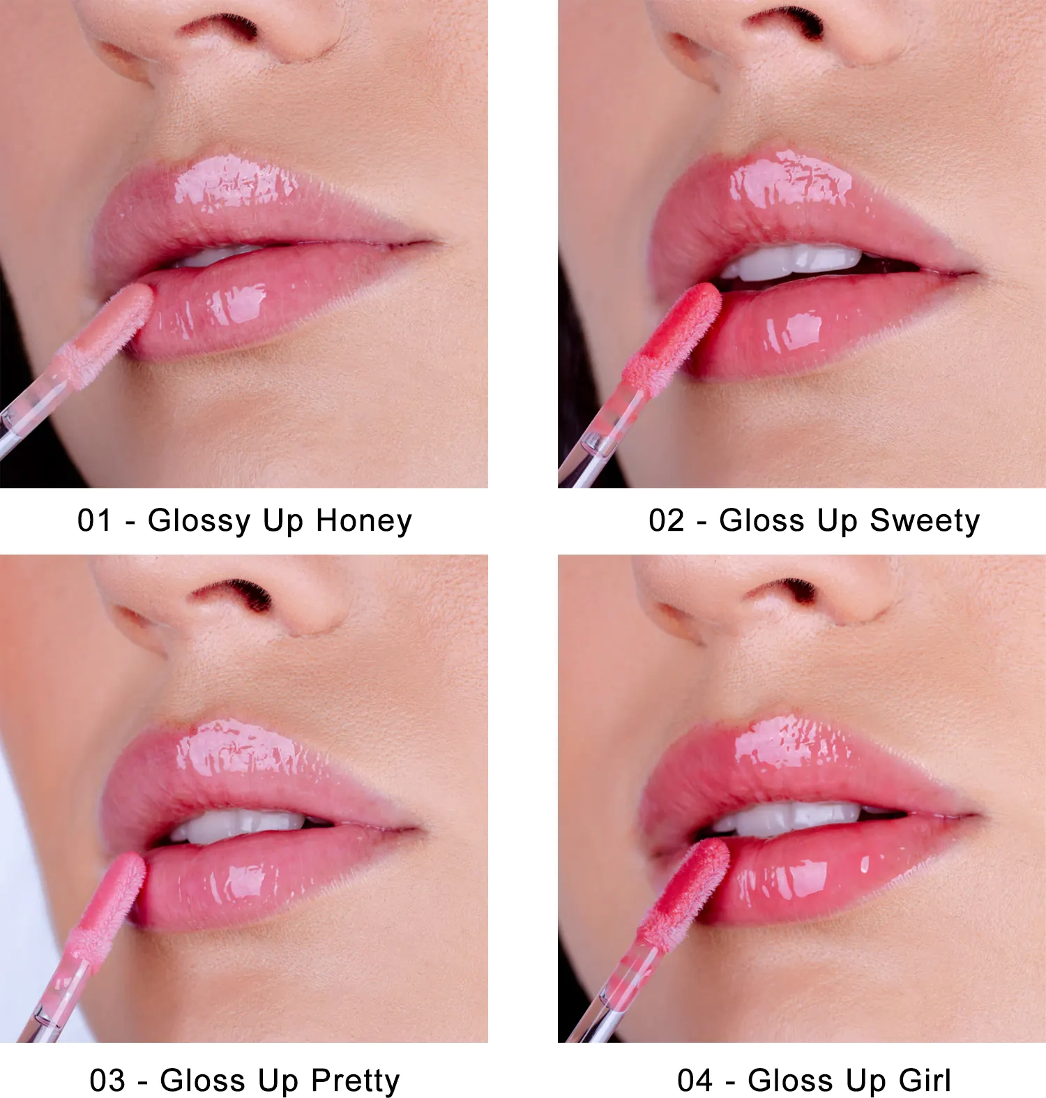 Блиск для губ - Pierre Rene Pudding Gloss, 01 - Glossy Up Honey - фото N4