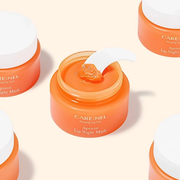 Маска ночная для губ с абрикосом - Carenel Apricot Lip Night Mask, 3*5 г - фото N2