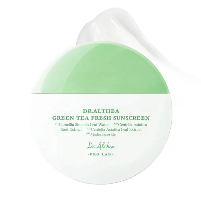 Сонцезахисний крем з освіжаючим екстрактом зеленого чаю - Dr. Althea Green Tea Fresh Sunscreen, 45 мл - фото N1