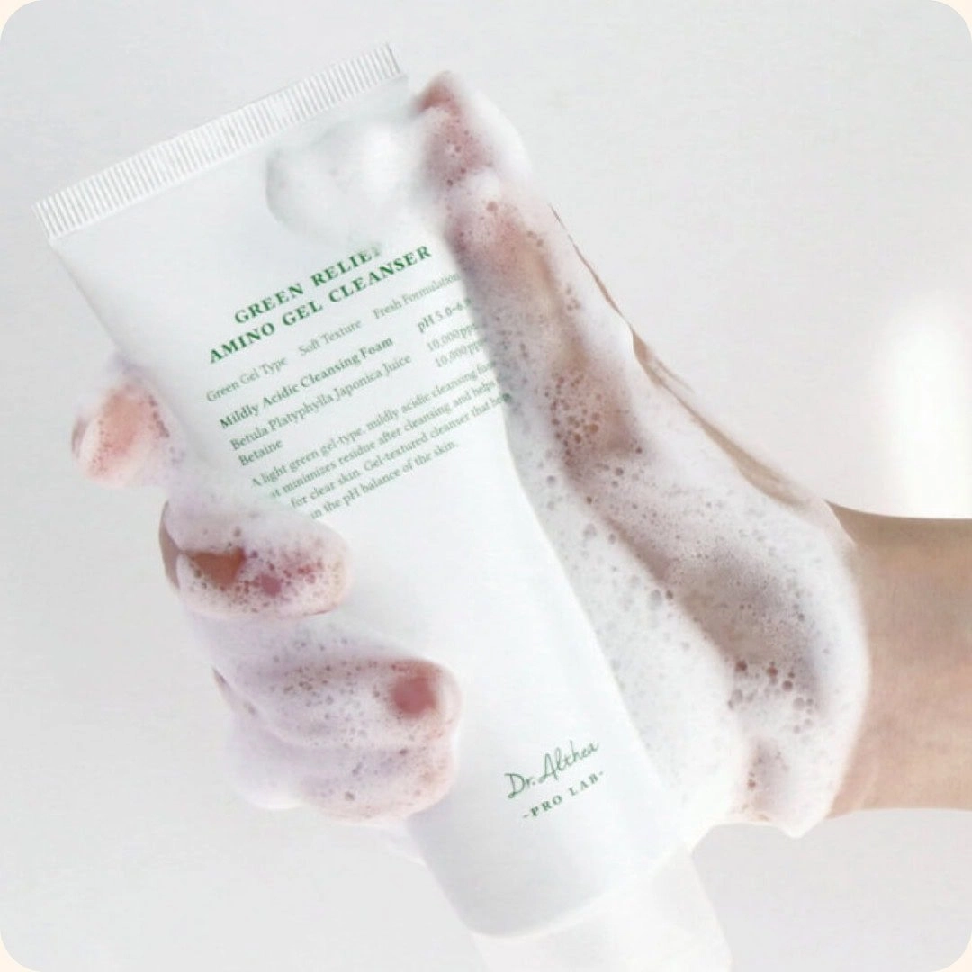 Гель для умывания - Dr. Althea Green Relief Amino Gel Cleanser, 100 мл - фото N4
