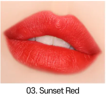 Тинт для губ - Carenel Ruby Airfit Velvet Tint, 03 (SUNSET RED), 4.5 г - фото N3