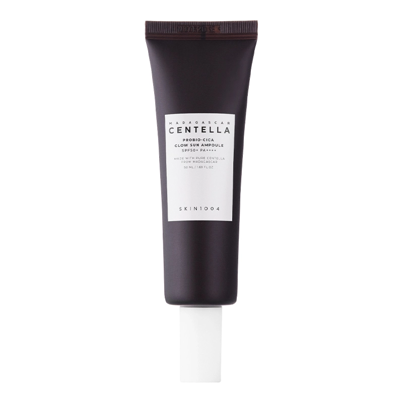 Солнцезащитная восстанавливающая сыворотка - SKIN1004 Madagascar Centella Probio-Cica Glow Sun Ampoule SPF50, 50 мл - фото N1
