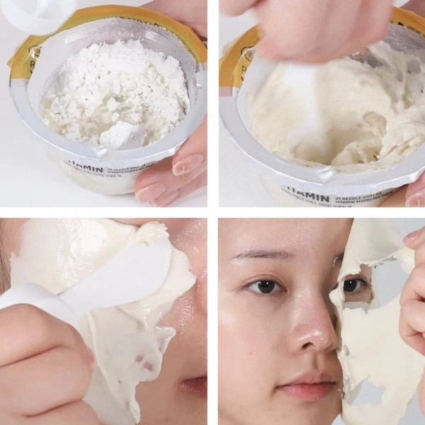 Маска альгинатная с микроиглами и витаминами - VT Cosmetics Reedle Shot EX Vitamin Modeling Pack, 25 г - фото N3