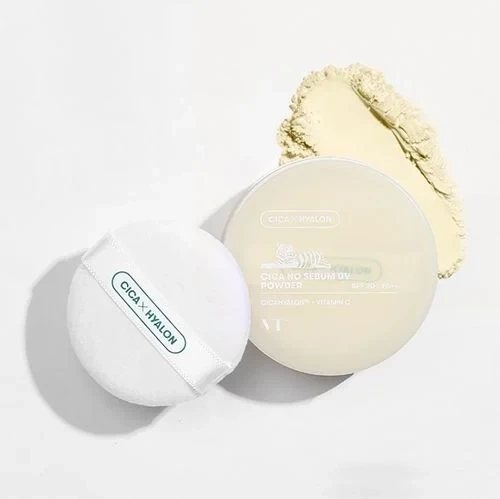 Пудра для лица матирующая для выравнивания тона - VT Cosmetics Cica No Sebum UV Powder SPF20 PA++, 5 г - фото N1