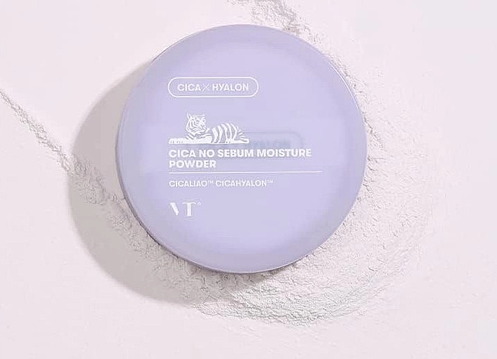Пудра для лица увлажняющая - VT Cosmetics Cica No Sebum Moisture Powder, 5 г - фото N4