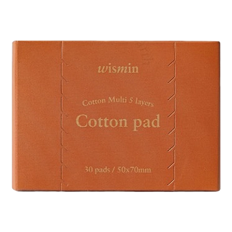 Подушечки косметические хлопковые 5-слойные - Wismin Cotton Multi 5 Layers Cotton Pad, 6 шт - фото N1