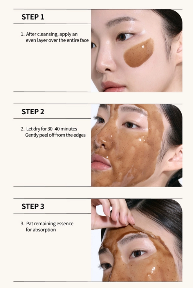 Маска-плівка для обличчя антивікова ЧЕРВОНИЙ ЖЕНЬШЕНЬ - Fraijour Alchemic Ginsenoside Exo Wrap Mask, 80 мл - фото N3