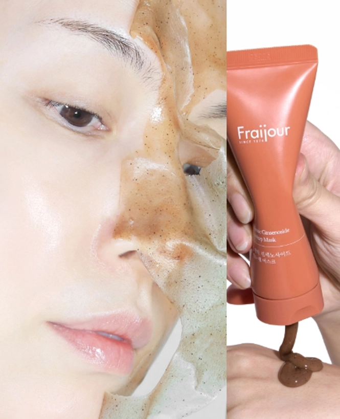 Маска-плівка для обличчя антивікова ЧЕРВОНИЙ ЖЕНЬШЕНЬ - Fraijour Alchemic Ginsenoside Exo Wrap Mask, 80 мл - фото N4